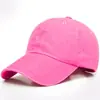 Boné de Baseball Quatro Listras Lavável Transfronteiriço, Personalizável com Bordado de Logo, Boné Versátil de Brim Macio Vintage Desgastado com Aba Reta