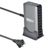 Carregador Pd de Nitreto de Gálio 1000W 10 Portas Multifuncional Adaptador 1000W Novo Carregador Multifuncional 950W