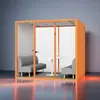 Habitación Insonorizada, Cabina Telefónica Insonorizada, Sala de Recepción, Sala de Negociación, Sala de Lectura, Sala de Conferencias, Sala de Transmisión en Vivo, Cabina Silenciosa, Ultra Silencioso