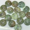 Ágata Pedra Natural Fivela de Segurança 25mm Moedas Antigas Nostálgico Pedra Natural Moedas Antigas