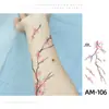 Tengo Gama Completa de Calcomanías de Tatuaje de Flores Sencillas Calcomanías de Tatuaje Impermeables Realistas Fábrica Social de Rosas Venta al por Mayor Calcomanías de Tatuaje Oscuro