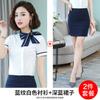 Traje Profissional Feminino Verão Temperamento Vestido OL Recepção de Hotel Roupas de Trabalho Loja de Joias Esteticista Uniforme de Aeromoça