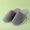 Pantuflas Gruesas Personalizadas al por Mayor para Hoteles de Lujo, Casas de Huéspedes, Salones de Belleza, Hospitalidad Doméstica Desechable, Engrosadas para Uso en Hotel