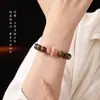 Sándalo Morado, Sándalo Verde, Sándalo Dorado, Sándalo, Ciprés de Acantilado Añejo, Varios Estilos de Pulseras, Cuentas de Cristal Blanco Cortadas en Cubo de Azúcar, Accesorios para Hombres y Mujeres