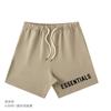 Marca Tendência Europeia e Americana para Crianças de Xinjiang High Street Terry Algodão Pesado 340g Shorts Versáteis para Meninos e Meninas