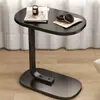 Estante de noche de moda, mesa redonda pequeña, mesa auxiliar simple para uso doméstico junto al sofá, mesa de café, mesita de noche moderna minimalista para dormitorio