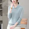 Suéter da Moda 2026 Novo Estilo Tricô com Lã, Novo Modelo Primavera e Outono, Suéter Feminino Bonito e Jovem