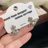 Brincos de Saturno com Design Levemente Luxuoso para Mulheres, Únicos e Estilosos de Nicho, Brincos Doces e Descolados, Exquisitos e Versáteis Novos Brincos 2025