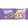 Chocolate importado de Alemania MILKA plato grande sándwich de leche de avellana tarjeta maravillosa chocolate de burbujas de panal