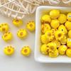 Cuentas Cerámicas Amarillas de Jingdezhen con Forma Especial Accesorios para Joyería DIY Cuentas Sueltas Cuentas para Joyería Material para Pulseras Collares