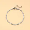 Pulsera de Acero Inoxidable para Mujer Venta Caliente Transfronteriza No se Desvanece Versátil Pulsera Lisa Joyería Borla para Viajes Diarios Pulsera de Acero de Titanio Venta al por Mayor