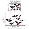 Transfronterizo Amazon Comercio Exterior Luminoso Halloween Estéreo Murciélago Adhesivos Luminosos Decoración del Hogar Adhesivos de Pared