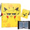 Bolsa para Tarjetas Pokemon Libro de Colección de Tarjetas de Juego Pokemon Bolsa de Almacenamiento para Tarjetas Rey de Yu-Gi-Oh Bolsa para Colección de Tarjetas