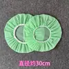 Touca de banho cor sólida camada única grossa à prova d'água para banho PEVA Banho Banho máscara capilar touca de banho cobertura de cabelo impermeável para a cabeça
