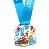 Medalla Giratoria Personalizada Medalla Aleación de Zinc Medalla Redonda Varias Medallas Conmemorativas Medalla de Competencia de Evento Insignia