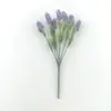 Ramo Decorativo Artificial de Lavanda de 7 Puntas Estilo Pastoral de Alta Calidad Boda Lavanda Flores de Plástico Flor Falsa Proyecto