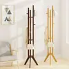 Cabide de Chão para Roupas Cabide de Roupas para Quarto Cabide de Roupas para Sala Madeira Maciça Simples Moderno Multifuncional Pendurar