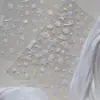 Adesivos DIY Tridimensionais Decorativos Embossados Transparentes para Unhas Fofos Brancos Ins Azuis Mini Estrelas de Cinco Pontas Unhas