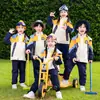 Uniformes de Jardín de Infancia para Estudiantes de Primaria, Uniformes Escolares Desmontables de Otoño e Invierno, Trajes Deportivos de Tres Piezas, Uniformes de Clase para Niños y Niñas