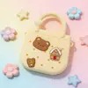 Venta Caliente Transfronteriza Bolsa de Silicona con Agujeros para Manualidades Caricatura Bolso de Playa para Niños Bolsa de Almacenamiento para Teléfono Móvil Venta Directa de Fábrica