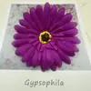 Gérbera Margarida Girassol Boêmio Acessórios de Flores para Noiva Grampo de Cabelo 10cm Buquê Flores Artificiais