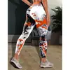 Pantalones de Yoga Europeos y Americanos Transfronterizos Estampado Digital 3D Pantalones Ajustados Capa Base Pantalones de Fitness Posición Fija DIY