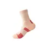 Calcetines Deportivos para Correr para Mujer, Calcetines de Media Pantorrilla para Maratón, Baloncesto, Fitness y Bádminton, con Suelas de Toalla Engrosadas