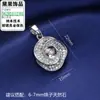 Pendientes de botón exagerados estilo francés, lujosos y sofisticados, con un diseño único, microincrustados, exquisitos y elegantes, pendientes de alta gama
