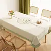 Nuevo mantel de piel de cordero estilo chino, impermeable y resistente al aceite, fácil de limpiar, tacto de lujo y alta gama, nuevo modelo 2025 para mesa de centro