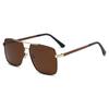 Gafas de sol de metal transfronterizas para hombre, gafas de sol polarizadas para conducir, pescar, gafas de sol para piloto, gafas de sol anti-ultravioleta, luz intensa