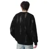 Roupas Masculinas Fengshe / Moletom Gola Redonda para Homens 2026 Outono Novo Solto Retrô Japonês Top para Casal