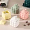 Conjunto de Potes de Cerâmica para Temperos com Base Conjunto de Potes para Temperos Pote de Sal para Cozinha Pote de Óleo Picante Pote para Temperos com Colher