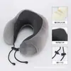 Almohada de Viaje en Forma de U para el Cuello, Almohada Portátil para Avión, Reposacabezas para el Cuello de Coche, para Dormir en Viajes Largos, Almohada Cervical en Forma de U para Trenes de Alta Velocidad