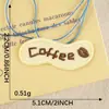 En Stock Nuevo Etiqueta Bordada Transfronteriza Divertido Dibujo Animado Inglés Parche de Galleta En Stock Parche Bordado Accesorios Parche de Tela DIY