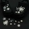 Estampado de leopardo retro ins Crocs accesorios DIY estilo desierto flores para zapatos hebilla de zapato de mujer decoración flor de rosa linda desmontable