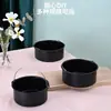 Molde portátil para pastel de acero al carbono de 6/7/8 pulgadas antiadherente redondo accesorios para freidora de aire cesta para pastel casera engrosada