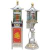 Lámpara de Mesa Lámpara de Aceite de Acero Inoxidable Lámpara de Buda Pantalla a Prueba de Viento Adornos para Portavelas Transfronterizo Templo Ancestral Chaoshan Planta de Aceite Comestible