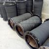 Em estoque suprimento mangueira com flange de grande diâmetro mangueira profissional para caminhão de saneamento sucção e descarga tubo de borracha para areia