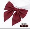 Camisa de gravata de pena gigante JK feminina, uniforme, laço, algodão amônia, respirável, cor sólida, decoração, cor doce, estilo universitário, vinho, vermelho