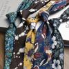 Corbata Floral Estilo Hong Kong Vintage para Hombre Ancha 8cm Marca de Moda Estampada Combinación Total Estilo Coreano Casual Caballero Ins