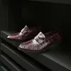 2026 Novos Mocassins de Salto Alto Grosso para Mulheres, Padrão de Enguia Super Macio, Estilo Britânico Vintage, Estilo Old Money Franzido, Sapatos Pequenos de Couro