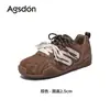 Zapatos Planos Aogushi Deng Estilo Alemán para Mujer 2026 Nuevo Otoño/Invierno Cómodos No Cansan Suela Suave Retro Casual Zapatos Deportivos