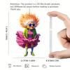 Novos Produtos Transfronteiriços Moda Louca Pingente Acrílico Vovó Pingente para Carro Decoração de Feriado Acessórios Chaveiro