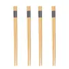 Palillos de Bambú Japonés al por Mayor 25CM Boca Puntiaguda Palillos de Escamas de Pez Asintiendo Palillos Roscados Palillos Retorcidos Palillos de Hotel Fuente de Puesto Callejero
