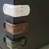 Cierre de Seguridad para Cajones Infantil, Cerradura de Cajón, Cerradura de Ángulo Recto con Doble Botón, Cerradura de Protección de Seguridad para Bebés