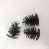 Pinha Plástica Simulação de Pinha Decorações de Natal Decorações de Árvore de Natal Acessórios para Artesanato de Natal Acessórios DIY