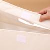 Caja de Tela Oxford con Ventana Visible Caja de Almacenamiento para Clasificación de Ropa y Pantalones con Tapa Transparente Cesta de Almacenamiento Artefacto de Almacenamiento