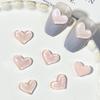 Novo Fine Flash Love Nail Art Jóias Colorido Tridimensional Coração Resina Acessórios Telefone Móvel Shell Hairpin Nail Decoration