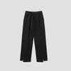 Calça de Moletom Pesada Estilo Americano para Homens, Marca Tendência Primavera e Outono, Calça Larga de Tamanho Grande Solta, Calça Esportiva Casual Lisa com Caimento
