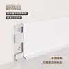 Rodapié de Aleación de Aluminio a Presión Base Ultraestrecha 6/8cm Ultradelgado Minimalista Estilo Crema Rodapié Metálico
